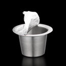 100pcs Aluminum Lids Seals Refillable Nespresso Pod Coffee Films (100pcs)