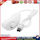 Remote Control Joypad Replacement for Wii Wii U Nunchuk Controller (White) Newly
