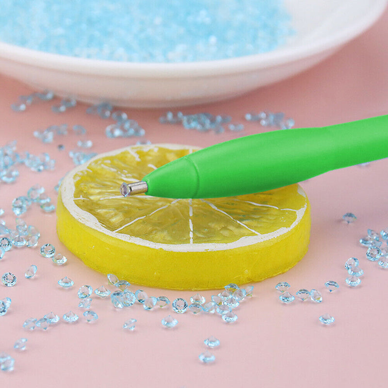 Diamond Painting Pen Round/Square Tip DIY Point Drills Pens (Green Monster)