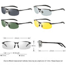 UV Protection Polarized Men Sports Photochromic Sunglasses (Grey Lens) Newly