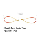 Latex String Internal Wear Fishing Kit Double-layer Rubber Band Elastic Tube