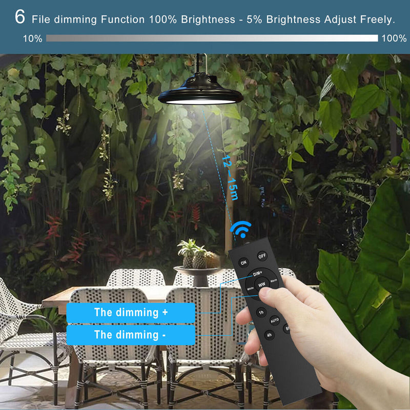 Solar Lights Outdoor - Waterproof Solar LED Pendant Lamp for Indoor Garden Decor