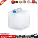 Collapsible Water Container Outdoor Hiking Fishing Camping Water Bag (5L) Newly