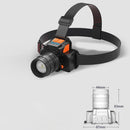 Sensor LED Headlamp Outdoor Lighting Zoom Fishing Headlamp Running Head Torch