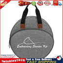 Embroidery Kit Storage Bag Handbag Cross Stitch Yarn Holder Handbag (Grey) Newly