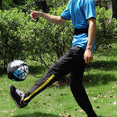 Soccer Training Belt Adjustable Football Trainer Practice Assistance Strap Black