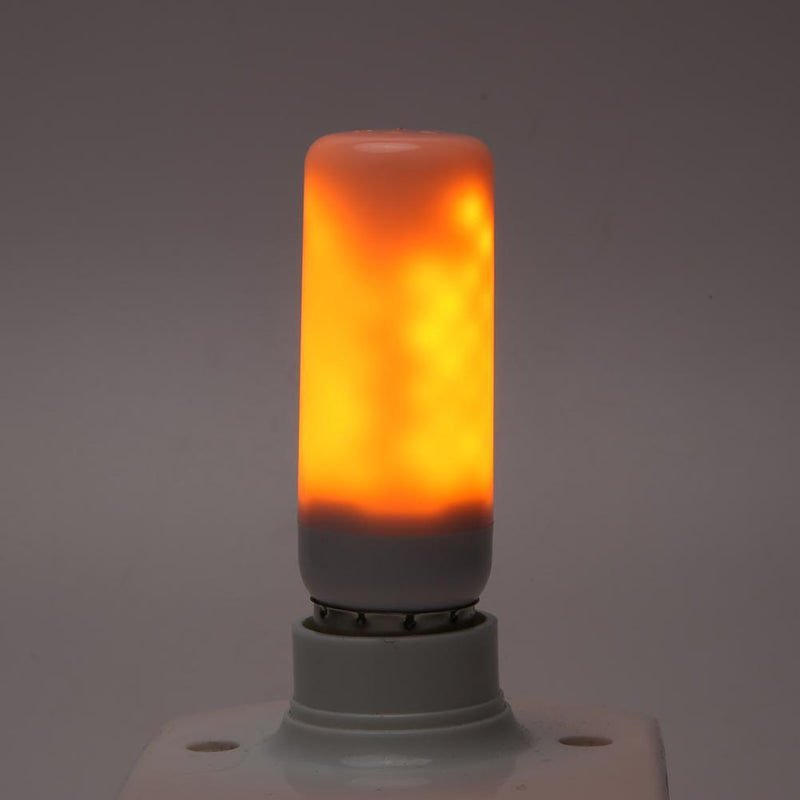 4pcsE27 7W LED Flame Effect Fire Light Bulb Flickering Emulation Decor Lamp