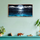 DIY 5D Mosaic Sea Moon Picture Full Drill Round Rhinestone Painting Kit Newly