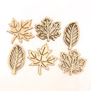 Accessory Hanging Ornaments Home Decoration Leaves Wood Chips Wooden Slice