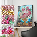 5D Special Shaped Diamond Painting Flower DIY Rhinestone Mosaic Wall Art Pi