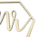 2pcs Wooden Chair Banner Sign Wedding Engagement Party Decoration (JM00456)