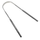 Health Tool Oral Hygiene Stainless Steel Dental Cleaning Tongue Scraper Cleaner