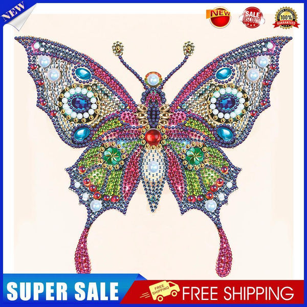 5D DIY Partial Special Shaped Diamond Painting Butterfly Poster Kit (UP266)
