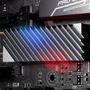 M.2 2280 SSD Hard Disk Heat Dissipation Fin Aluminum Alloy Heat Sink for PC