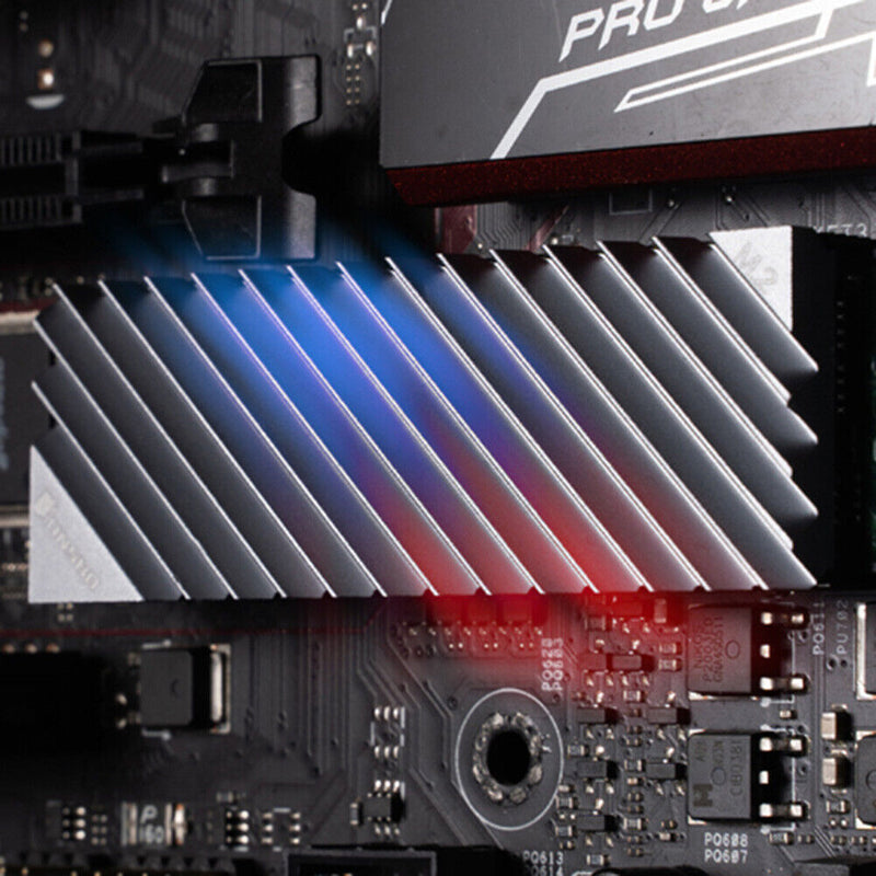 M.2 2280 SSD Hard Disk Heat Dissipation Fin Aluminum Alloy Heat Sink for PC