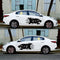 2pcs Lion Totem Decals Car Stickers Personality Auto Side Body Stickers Black