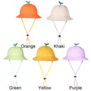 Cute Breathable Baby Bucket Hat Cotton Beach Hat Sun Cap For 1-3 Years Old