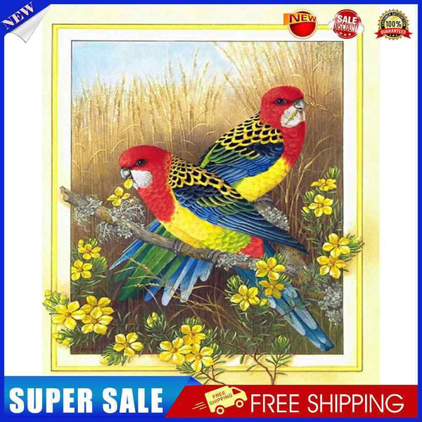 #A Flower Bird Oil Paint By Numbers Kit DIY Acrylic Painting on Canvas Frameless