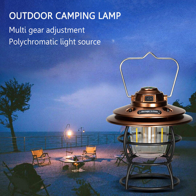 Portable Camping Lantern Aluminum Alloy Camping Lamp for Travel Hiking Emergency