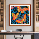 5D DIY Full Round Drill Diamond Painting Colorful Butterfly Rhinestone Art