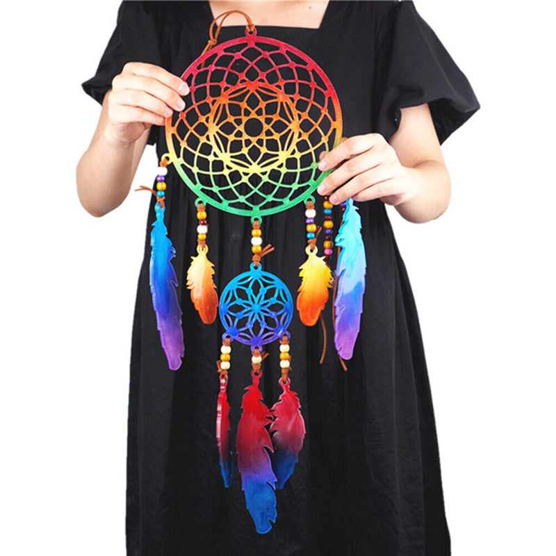 DIY Epoxy Silicone Dream Catcher Wind Pime Mold for Home Party Crafts Props