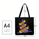 Abstract Printed Shoulder Shopping Bag Casual Large Tote Handbag (40*40cm)