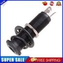 Electric Guitar Bass 1/4 inch Straight Ribbed Jack Plug Socket (Black)