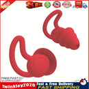 Silicone Ear Plugs Sound Insulation Anti Noise Sleeping Earplugs (Red) Newly