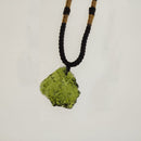 Green Crystal Stone Irregular Stone Moldavite Crystal Stone Pendant Stone