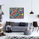 Color Butterfly Canvas DIY Oil Wall Picture Hand Painted Painting By Numbers Kit