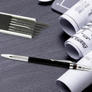 5pcs 2.0mm Metal Mechanical Drawing Pencil School Office Stationery (B)