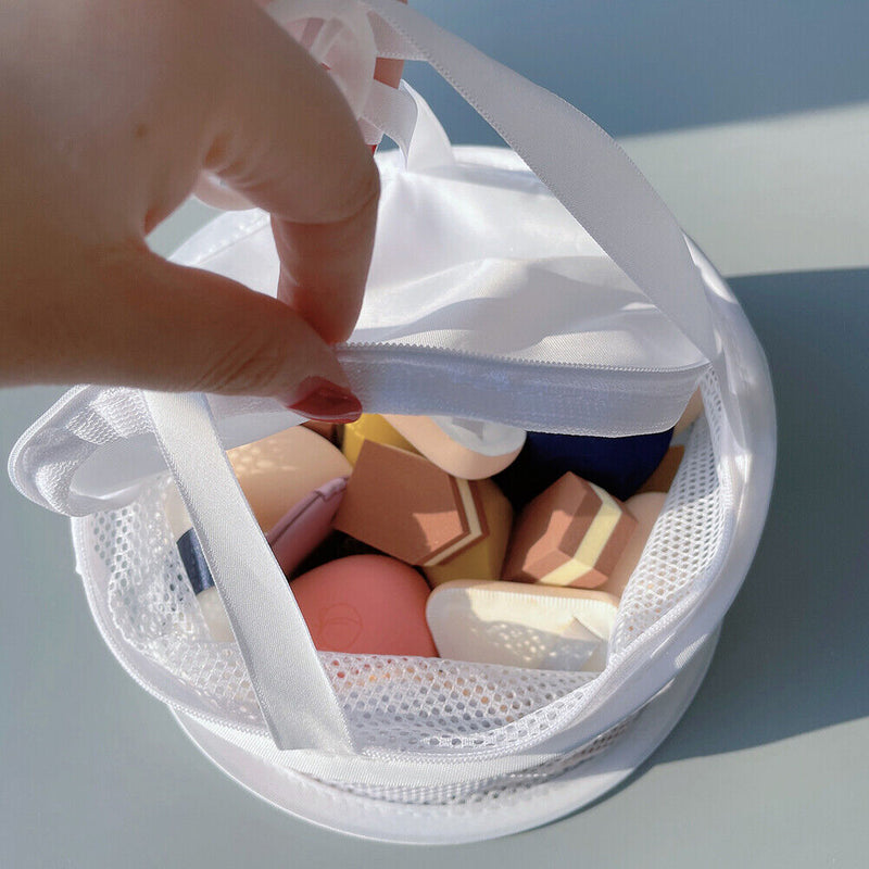 Foldable Washing Bowls Combination Set Makeup Eggs Brushes Cleaning Storage K