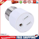 E27 Base to US Plug Light Fixture Bulb Base Lamp Socket Adapter Convert