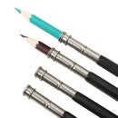 Metal Sketch Writing Useful Pen Holder Dual Head Art Write Tool Pencil Extender