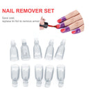 10pcs Plastic Gel Remover Clip Nail Soak Off Cap Gel Remove Tool (Clear) Newly