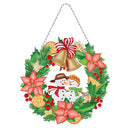 Double Snowman Diamond Painting Garland Pendant DIY Handmade Craft Gift (YH37