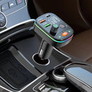 Bluetooth 5.0 Wireless Car FM Transmitter Radio MP3 USB 2 Charger Player X7C8