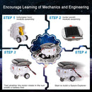 6"" 1 STEM Learning Kits Educational Space Moon Exploration Fleet Building Kit