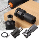 Converter Ratchet Torque Socket Wrench Adapter 1/2 Inch Square to 1/4 Inch Hex