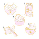 Backpacks Funny Cartoon Cute Pink Cat Bags Lapel Pin Badge Enamel Pins Brooches