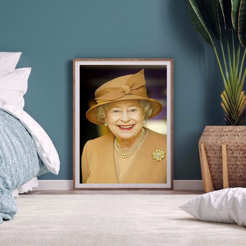 The Queen of England 5D DIY Diamond Painting Kits Full Square Drill Wall Decor