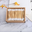 Biodegradable Bamboo Cotton Swab Nose Ears Cleaning Sticks Ear Swab Cotton Buds