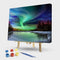 Painting By Numbers Aurora Hand Painted Canvas Oil Art Picture Crafts DIY Kit