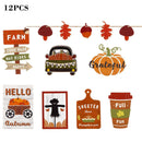 Fall Farmhouse Tiered Tray Decor Se Thanksgiving Day Christmas Table Home Bar{