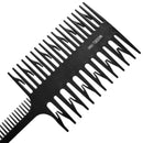 Tail Hair Dyeing Coloring Highlighting Comb Fish Bone Hair Brushes (Black) Newly