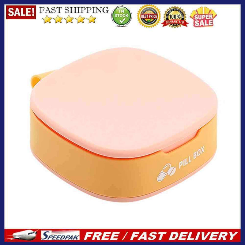 Portable Mini Medicine Pill Box Compartment Tablet Moisture-proof Dispenser