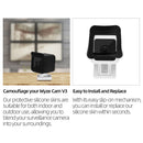 2pcs Waterproof Silicone Skin for Wyze Cam V3 Security Camera Cover Accesso