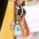 5pcs DIY Full Drill Special Shaped Diamond Painting Angel Shape Keyring Pendant
