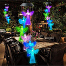 Solar Wind Chime Lamps Color Changing Angels Pendant Lights Garden Decor Newly