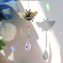 DIY 5D Diamond Painting Rainbow Maker Wind Chime Light Catcher Decor (Bee) Newly